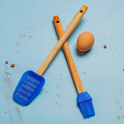 Rena Silicone Pastry Brush (Wooden Handle) Total Length 305 mm - 30503