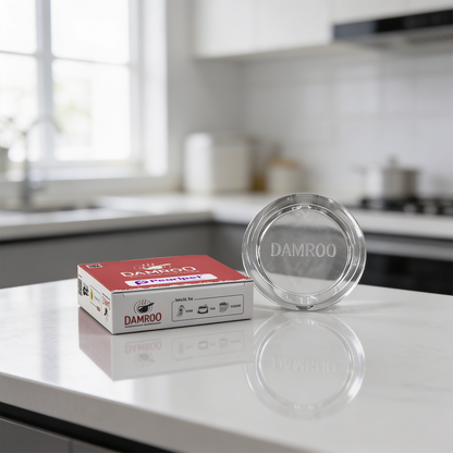 Pearlpet Damroo Smart Glass Milk Boiler with Boil Alert | Spill-Proof, Heat Resistant Glass Pot