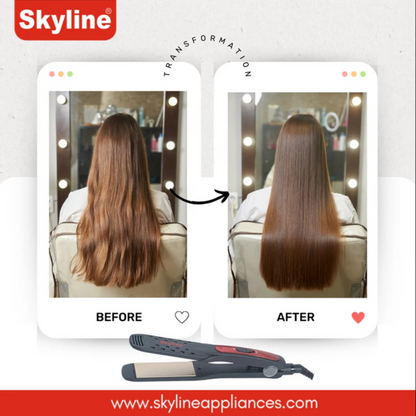 Skyline 35 Watts Wet and Dry Ceramic Plate Hair Straightener - VTL-7575
