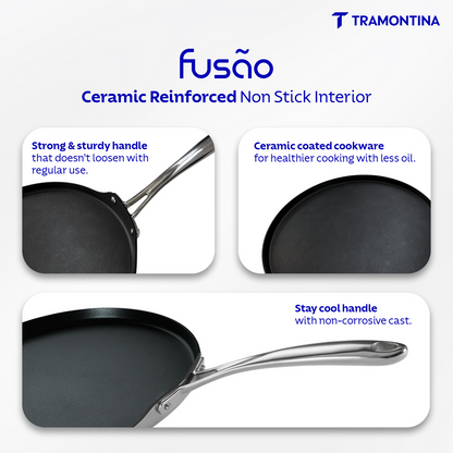 Tramantino Fusao Ceramic reinforced Dosa Tawa  3.00 mm thickness