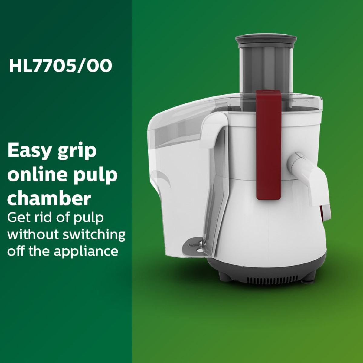 Philips 700 Watt Powerful Juicer with Full Apple feeding tube - HL7705/00