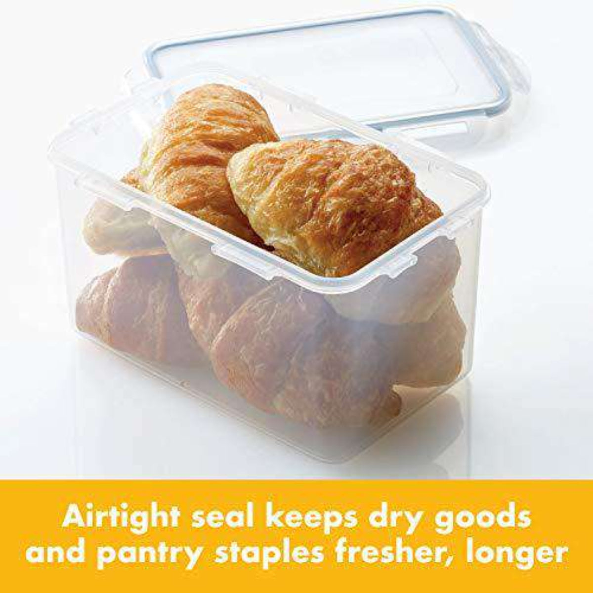 LocknLock Classic Extra-Large Flat Rectangular Food Container SET OF 3 PCS