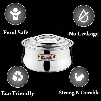 Mintage Stainless Steel Hot Case Casserole Symphony Super Belly 2700 ml - HCS-27