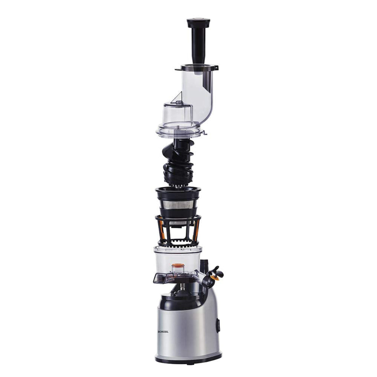 Borosil Health Pro 200-Watt Slow Juicer, Black - WB14