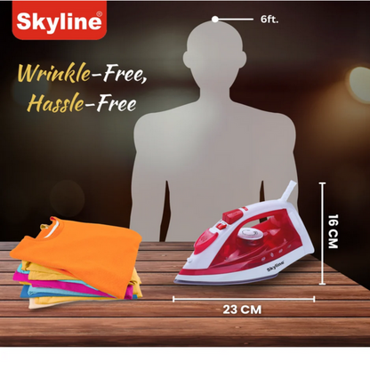 Skyline 1600 Watts Steam & Spray Iron with Burst Function - VTL-7076