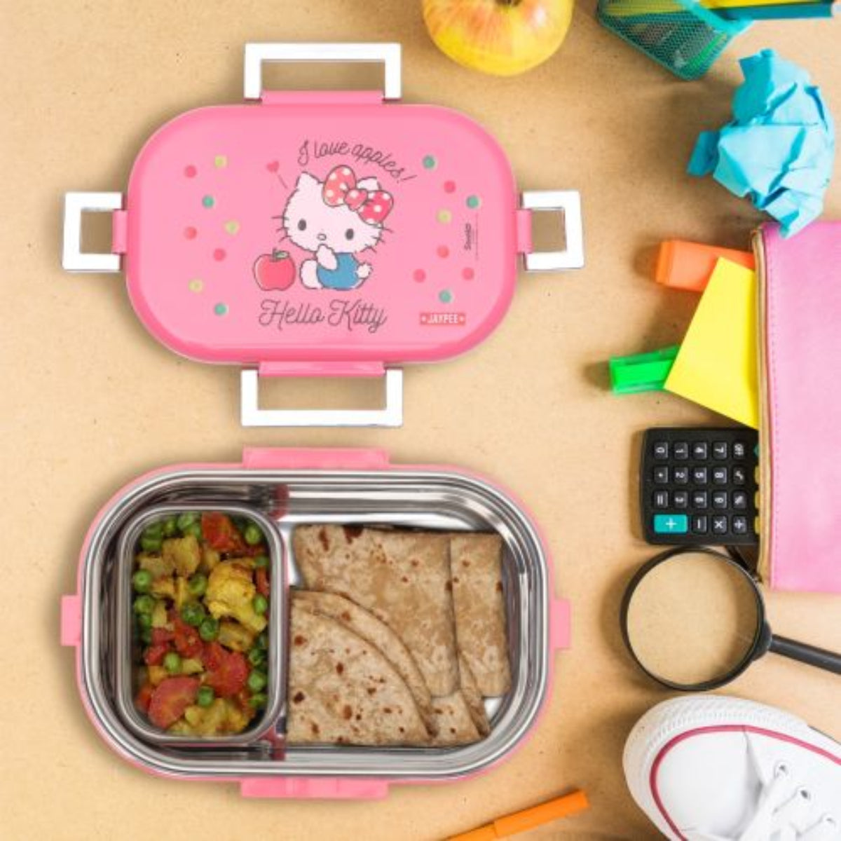 Jaypee Missteel Insulated Inner Stainless Steel Kids Lunch Box - BPA Free