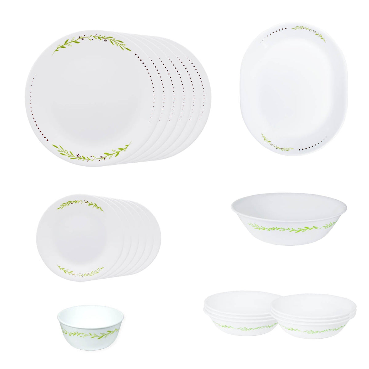 Corelle Livingware Herbs 21 Pcs Dinner Set
