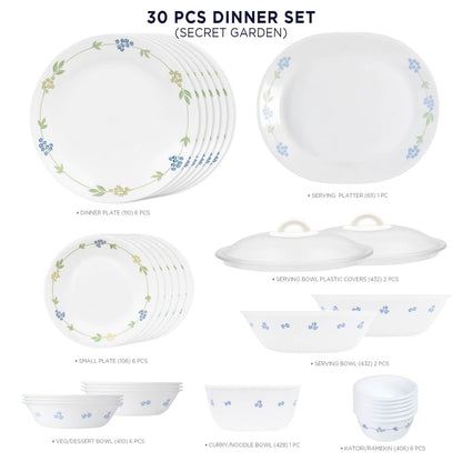 Corelle Livingware Secret Garden 30 Pcs Dinner Set