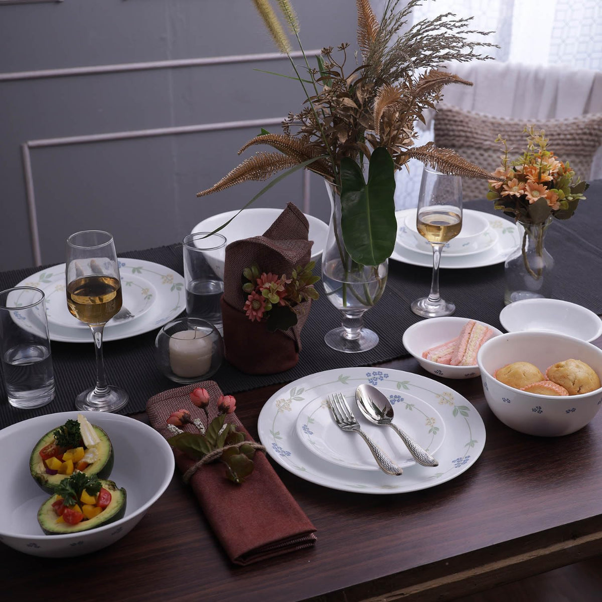 Corelle Livingware Secret Garden 30 Pcs Dinner Set