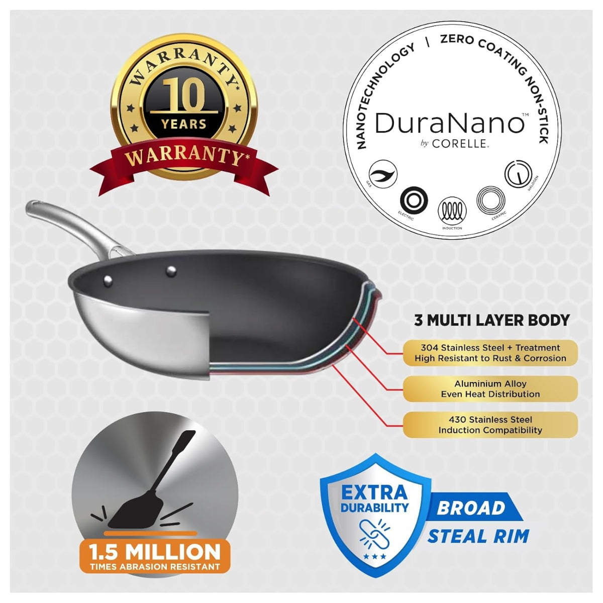 Corelle Duranano 26cm Kadhai