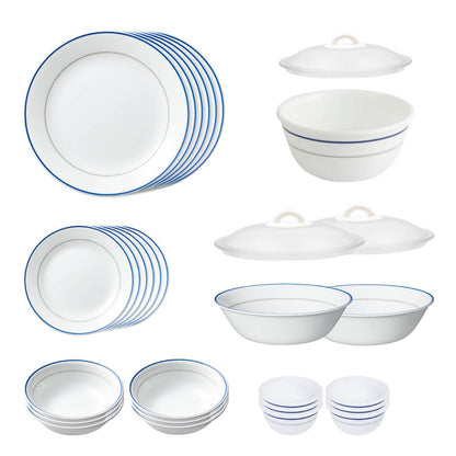 Corelle Livingware Round Double Ring 30 Pcs Dinner Set
