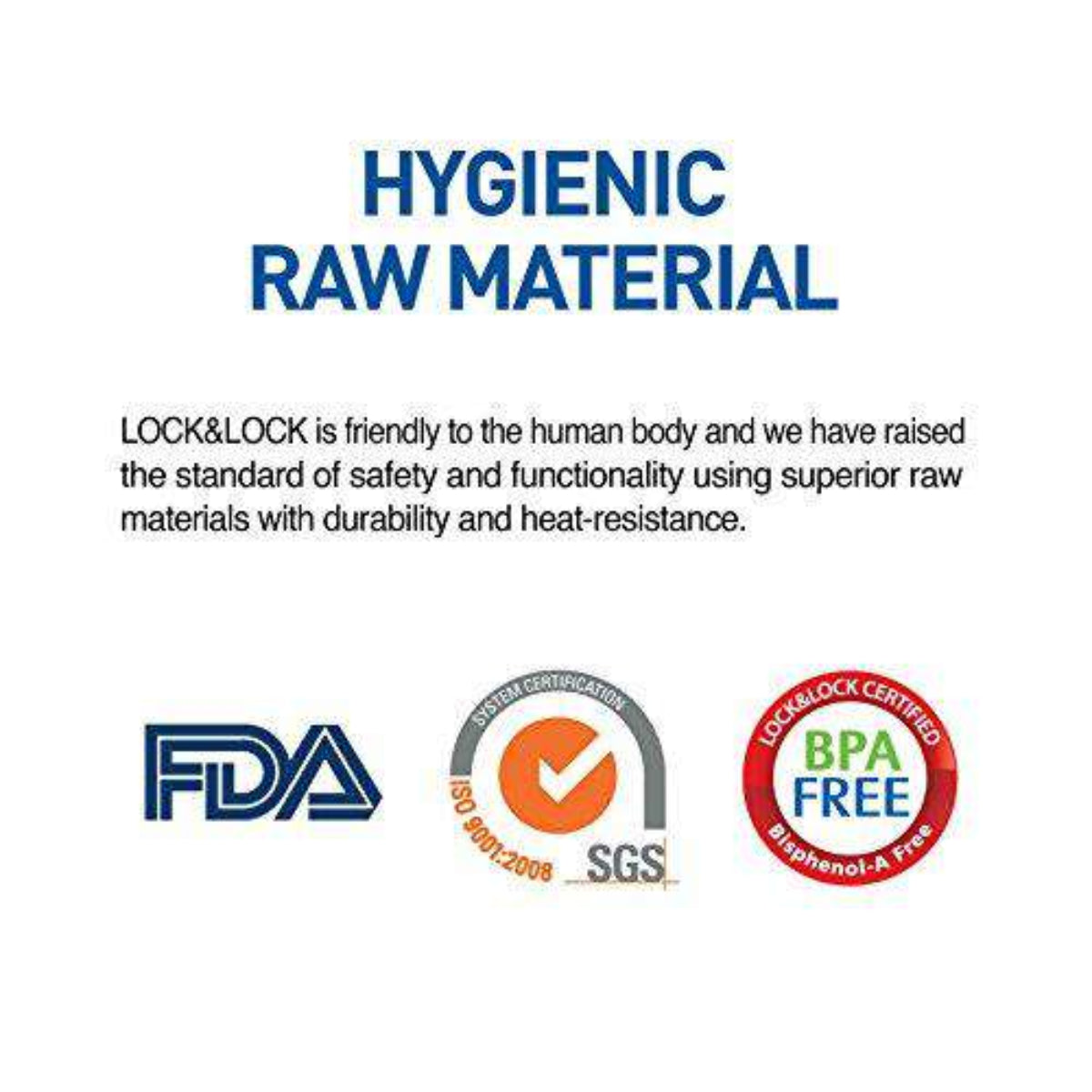 LocknLock Classics Large Tall Rectangular Food Container with Leak Proof Locking Lid Set Of 3 pcs