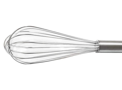 Stainless Steel Kitchen Utensil Balloon Shape Wire Whisk, Egg Beater, Kitchen Tool, NO 1 (Silver), Standard