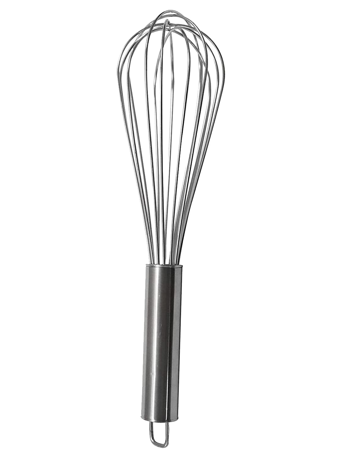 Stainless Steel Kitchen Utensil Balloon Shape Wire Whisk, Egg Beater, Kitchen Tool, NO 1 (Silver), Standard