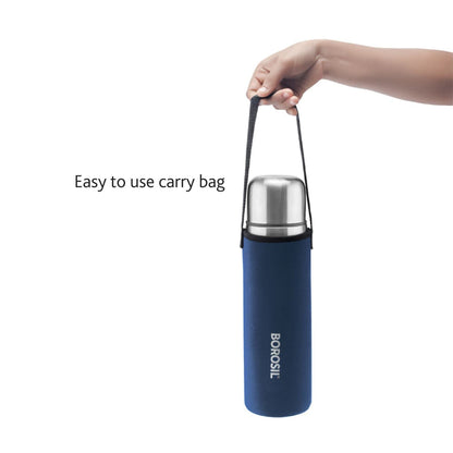 Borosil Thermo Blue 1000 ml Stainless Steel Bottle