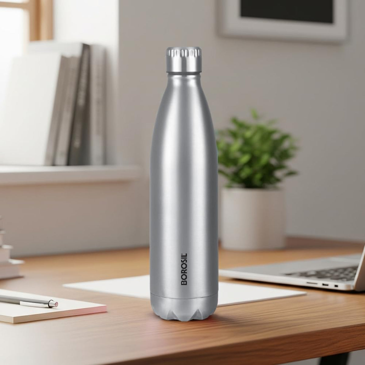 Borosil Hydra Bolt Steel Stainless Steel Water Bottle