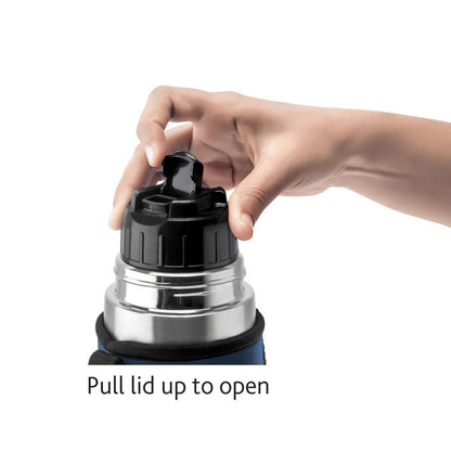 Borosil Thermo Blue 1000 ml Stainless Steel Bottle
