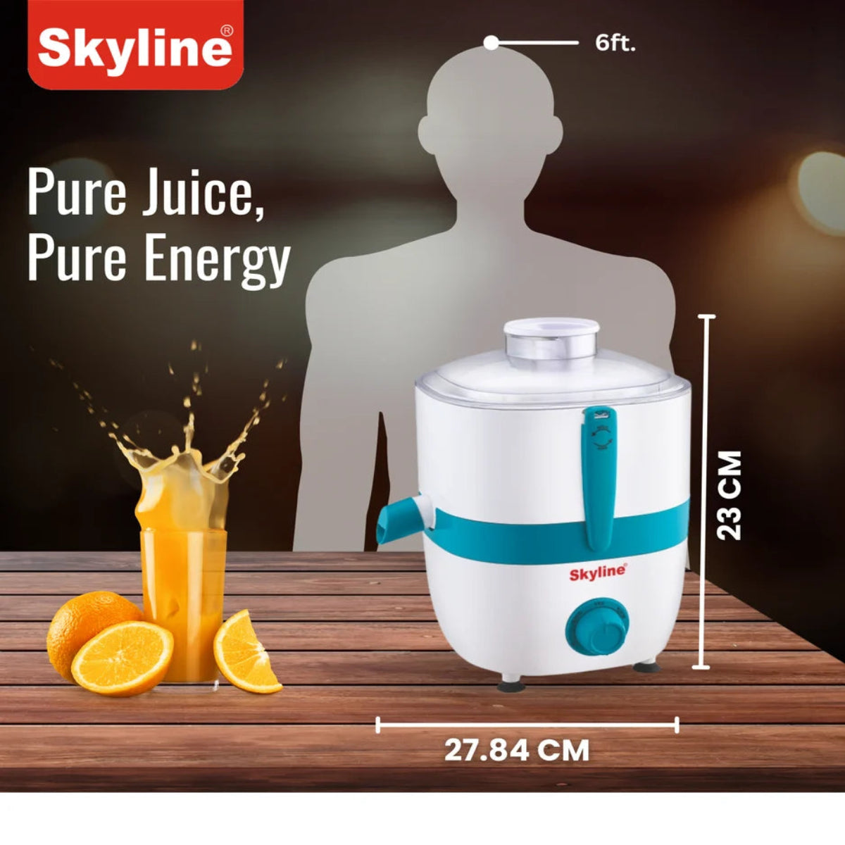 Skyline 550 Watts Juicer Extractor - VTL-9900