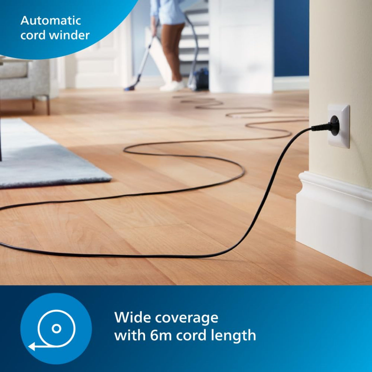 Philips 1900 Watts for Power Full Suction Power Pro Bagless Vacuum Cleaner for Home - FC9352/01