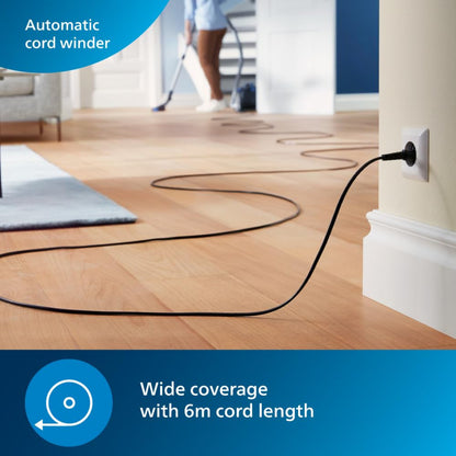Philips 1900 Watts for Power Full Suction Power Pro Bagless Vacuum Cleaner for Home - FC9352/01