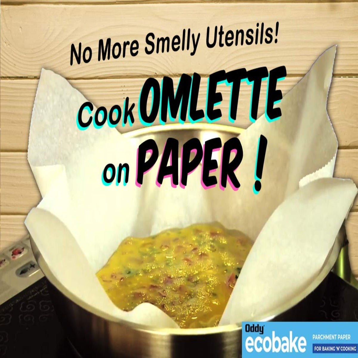 Oddy Uniwraps Ecobake Baking and Cooking Paper- White