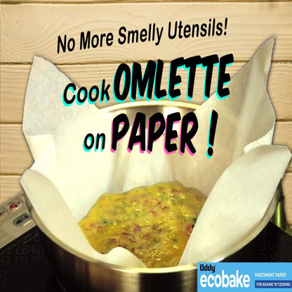Oddy Uniwraps Ecobake Baking and Cooking Paper- White