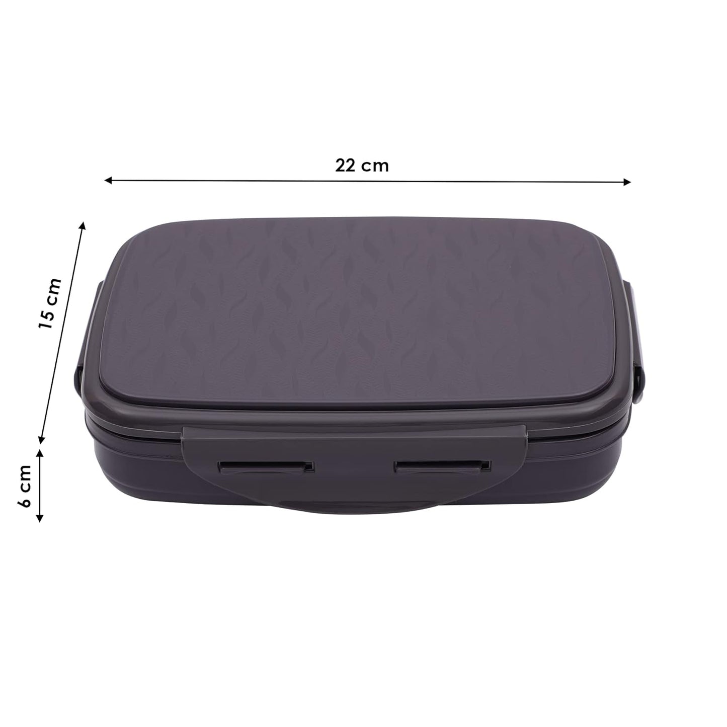 JAYPEE Stainless Steel Insulated Lunch Box Wavesteel Sr. Raider Grey, 600 ml, Suitable for School, Offices and picnics,Microwave Safe