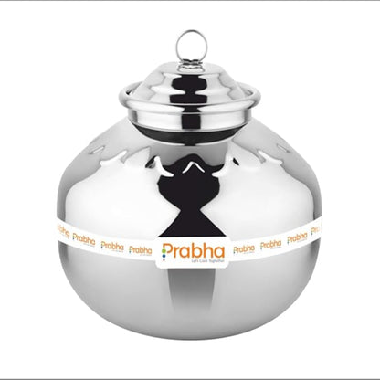 Prabha Stainless Steel Kanha Matki / Waterpot