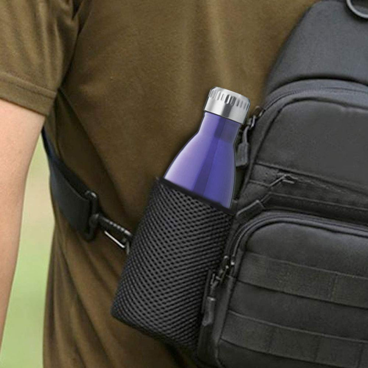Borosil Hydra Bolt Trans Blue Stainless Steel Water Bottle