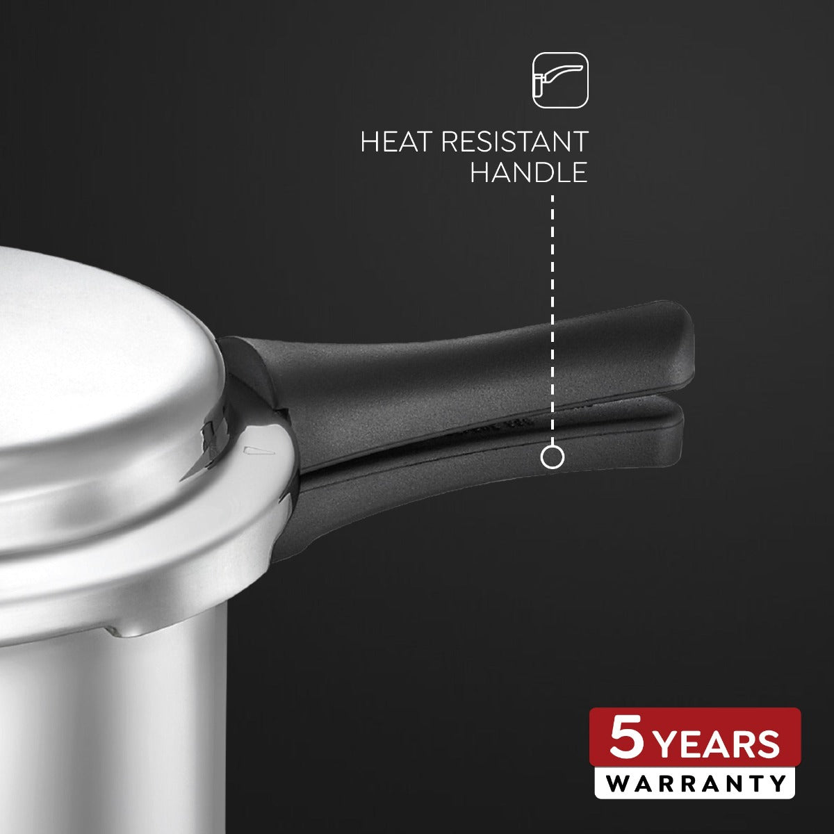 Judge Deluxe Outer Lid 3L Aluminum Pressure Cooker by Prestige | Induction Friendly