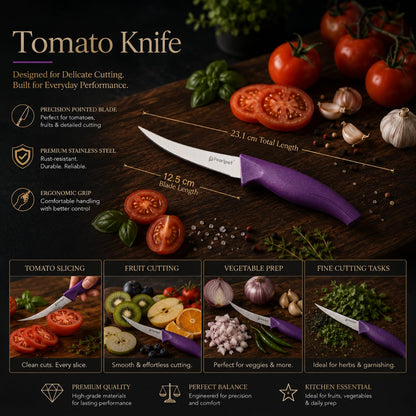 Pearlpet Tomato Knife - 1 piece |stainless steel