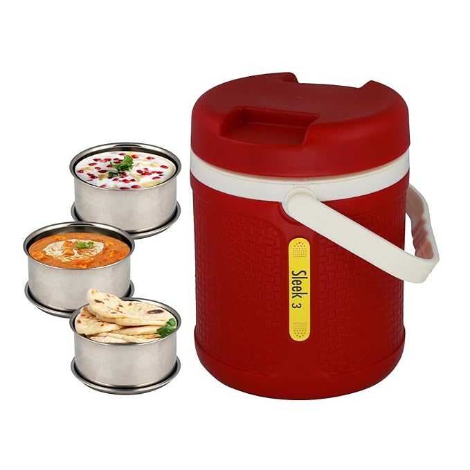 Jaypee Lunch Pack Sleek Carrier 3 Insulated Box