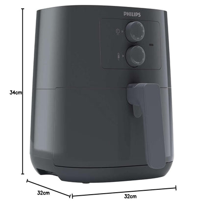Philips Essential 1400 Watt Air Fryer (Slate Grey) HD9200/60