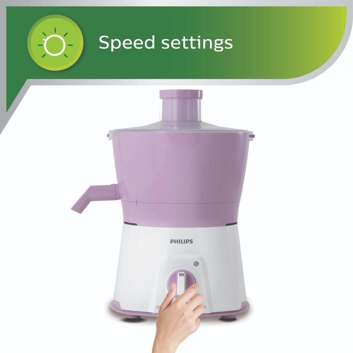 Philips 600W Turbo Motor Juicer Mixer Grinder Come with 3 Jar - HL7581/00