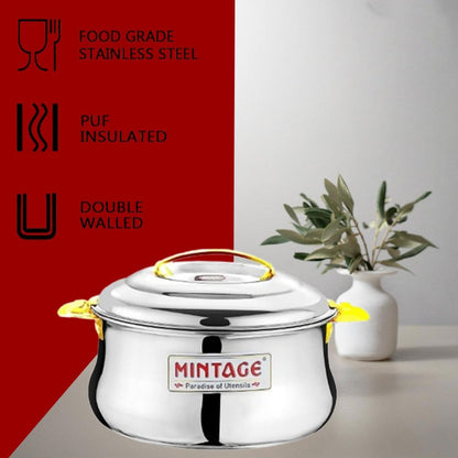 Mintage Stainless Steel Casserole Dolphin (Lock n Lock) with Lid 5000 ml, CDP-05