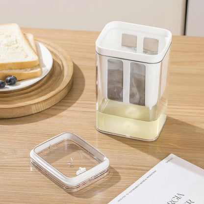 Yogurt Filter – 1800ml Yogurt Filter with Fine Mesh & Lid