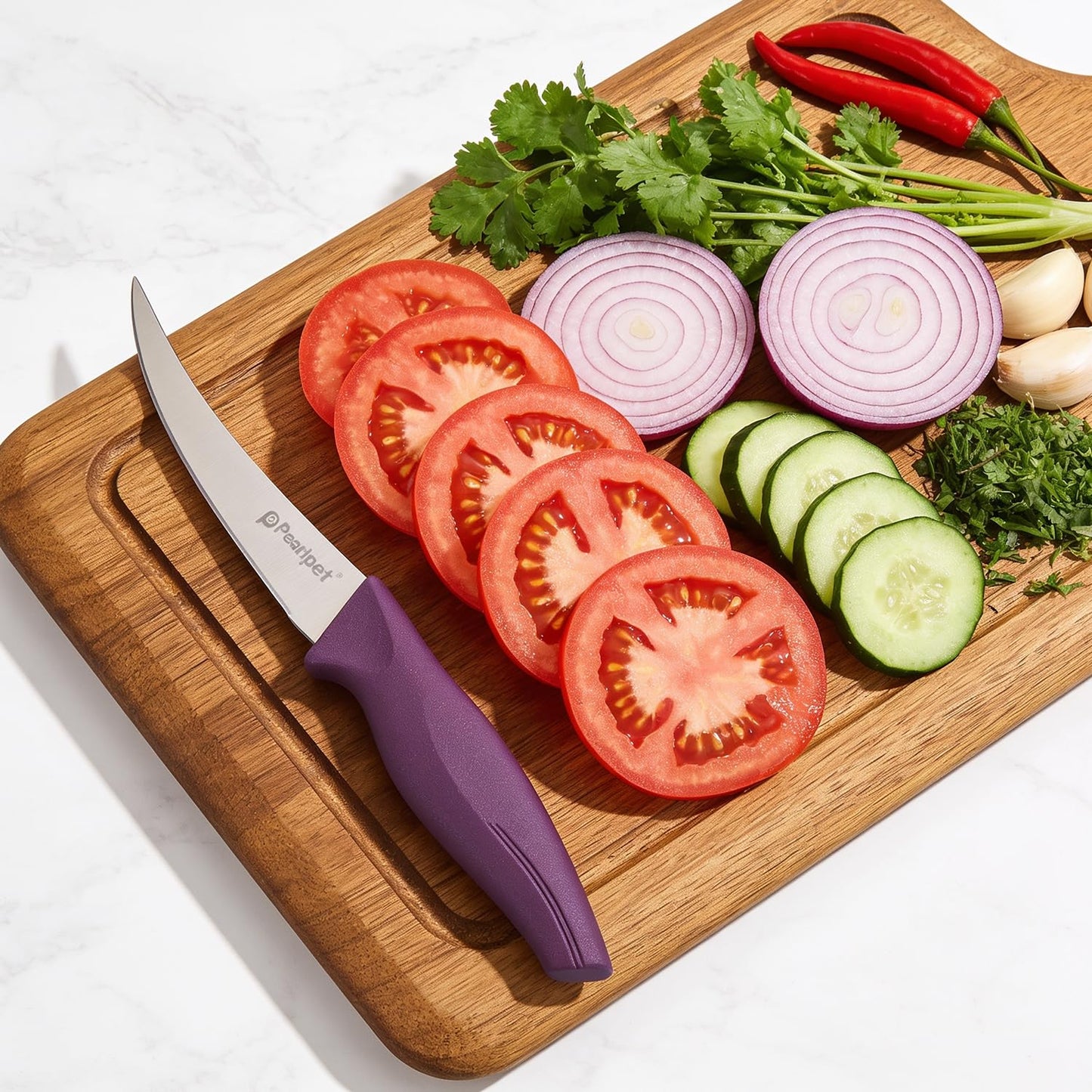 Pearlpet Tomato Knife - 1 piece |stainless steel