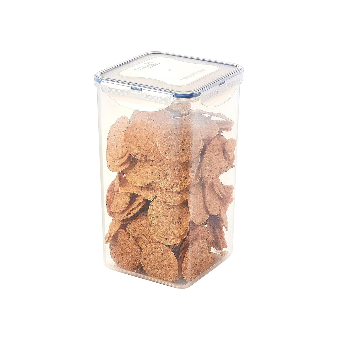 Lock & Lock Classics Square Plastic Airtight Food Storage Containers with Leak Proof Lid