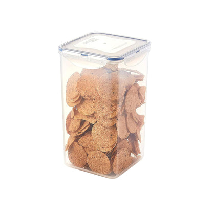 Lock & Lock Classics Square Plastic Airtight Food Storage Containers with Leak Proof Lid