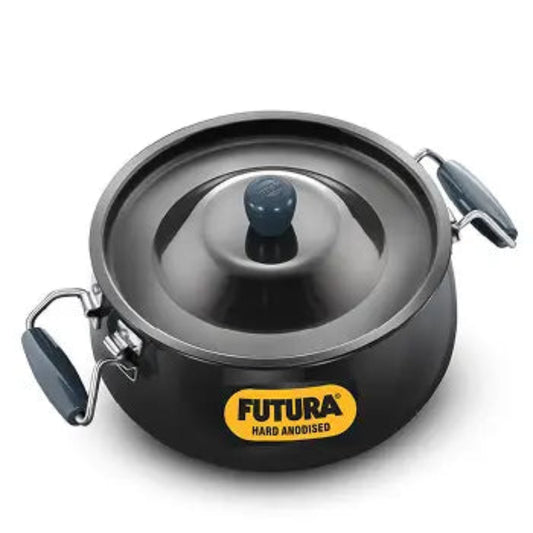 Futura By Hawkins Hard Anodised Biryani Handi with Hard Anodised Lid