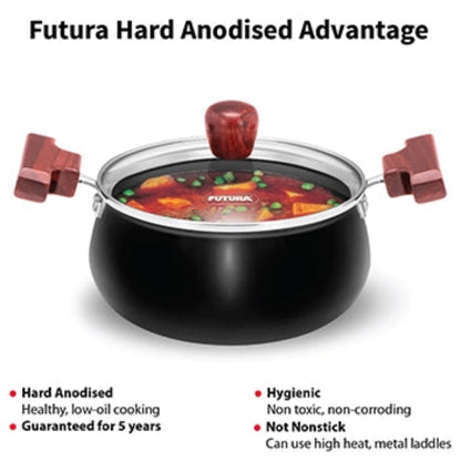 Futura By Hawkins Hard Anodised Cook-n-Serve Handi