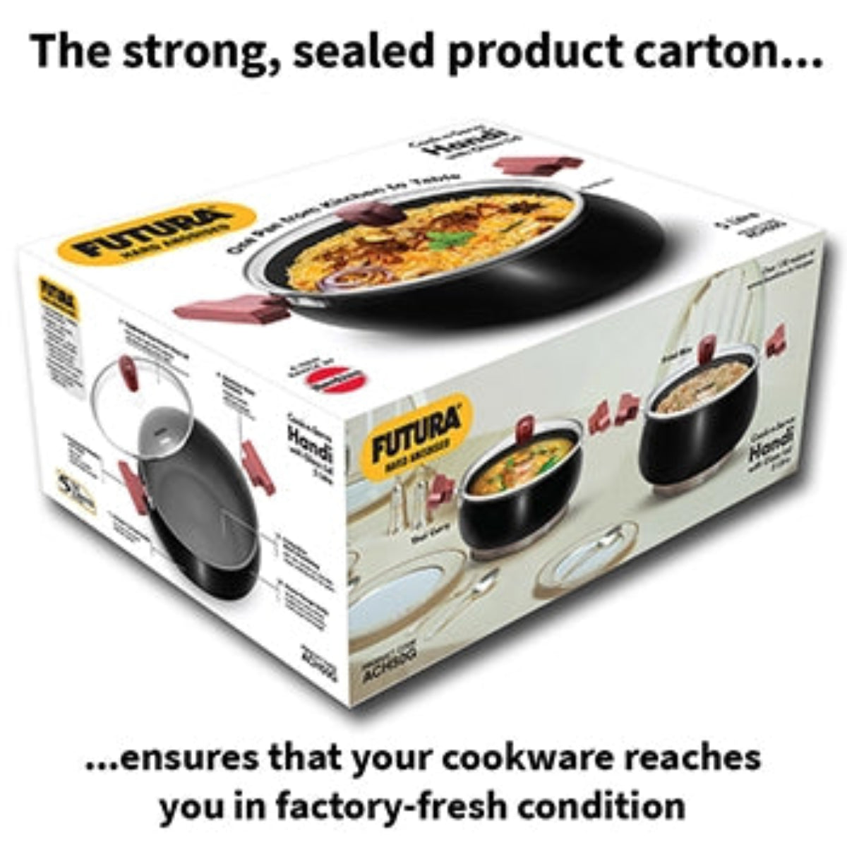 Futura By Hawkins Hard Anodised Cook-n-Serve Handi