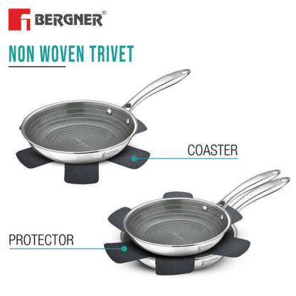 Bergner Hi-Tech Giro X Ceramic Casserole | Induction Bottom 