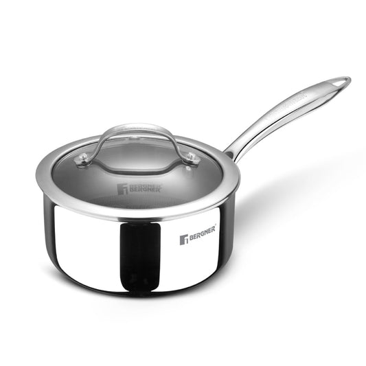 Bergner Hi-Tech Giro X Ceramic 16cm (1.6 L) Saucepan | Induction Bottom