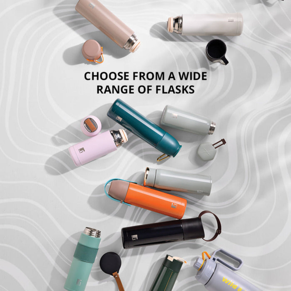 Bergner Walking AquaFit Thermosteel Hot and Cold 750ml Flask