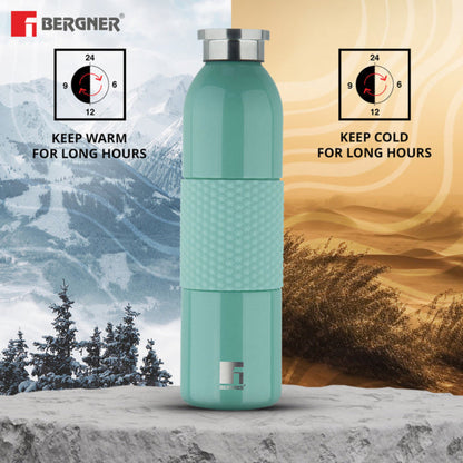 Bergner Walking Mid Grip Thermosteel Hot and Cold 600ml Bottle