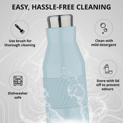Bergner Walking Grip & Go Thermosteel Hot and Cold 600ml Flask