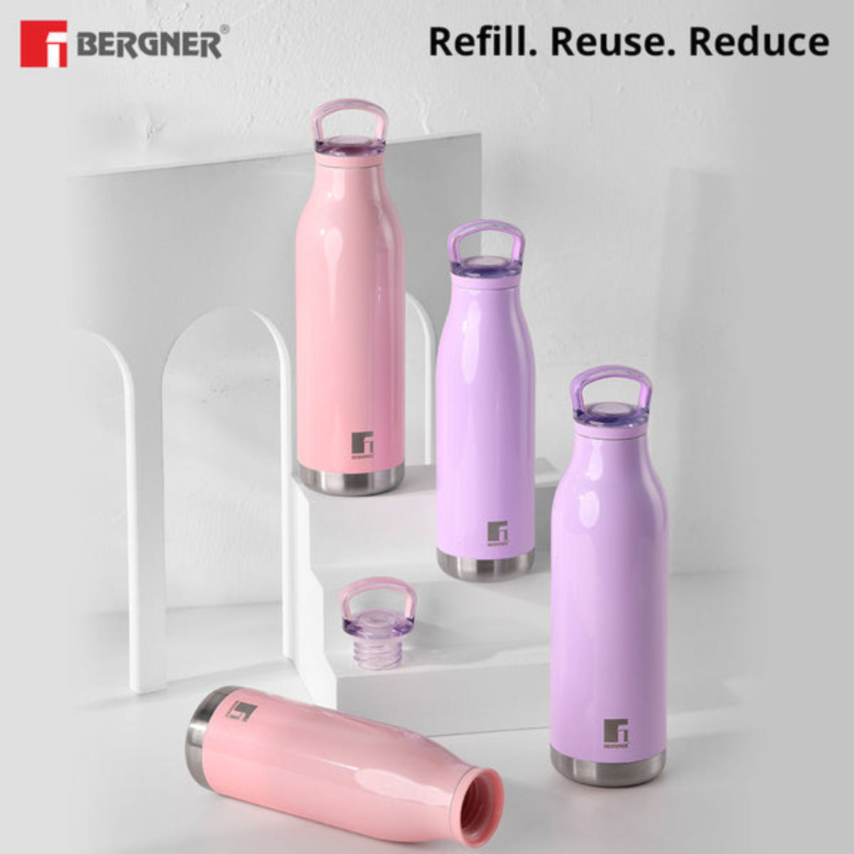 Bergner Walking Belle Blossom Thermosteel Hot and Cold 500ml