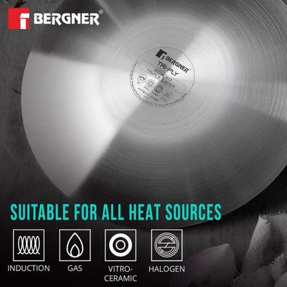 Hi-Tech Tri-Ply Stainless Steel 28cm Non-Stick Roti Tawa