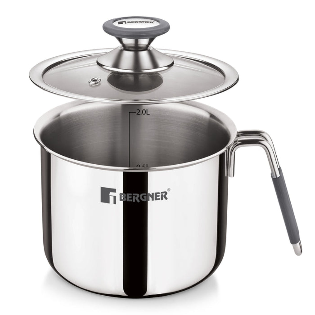 Bergner Argent Triply Milk Boiler 14cm (1.8L)